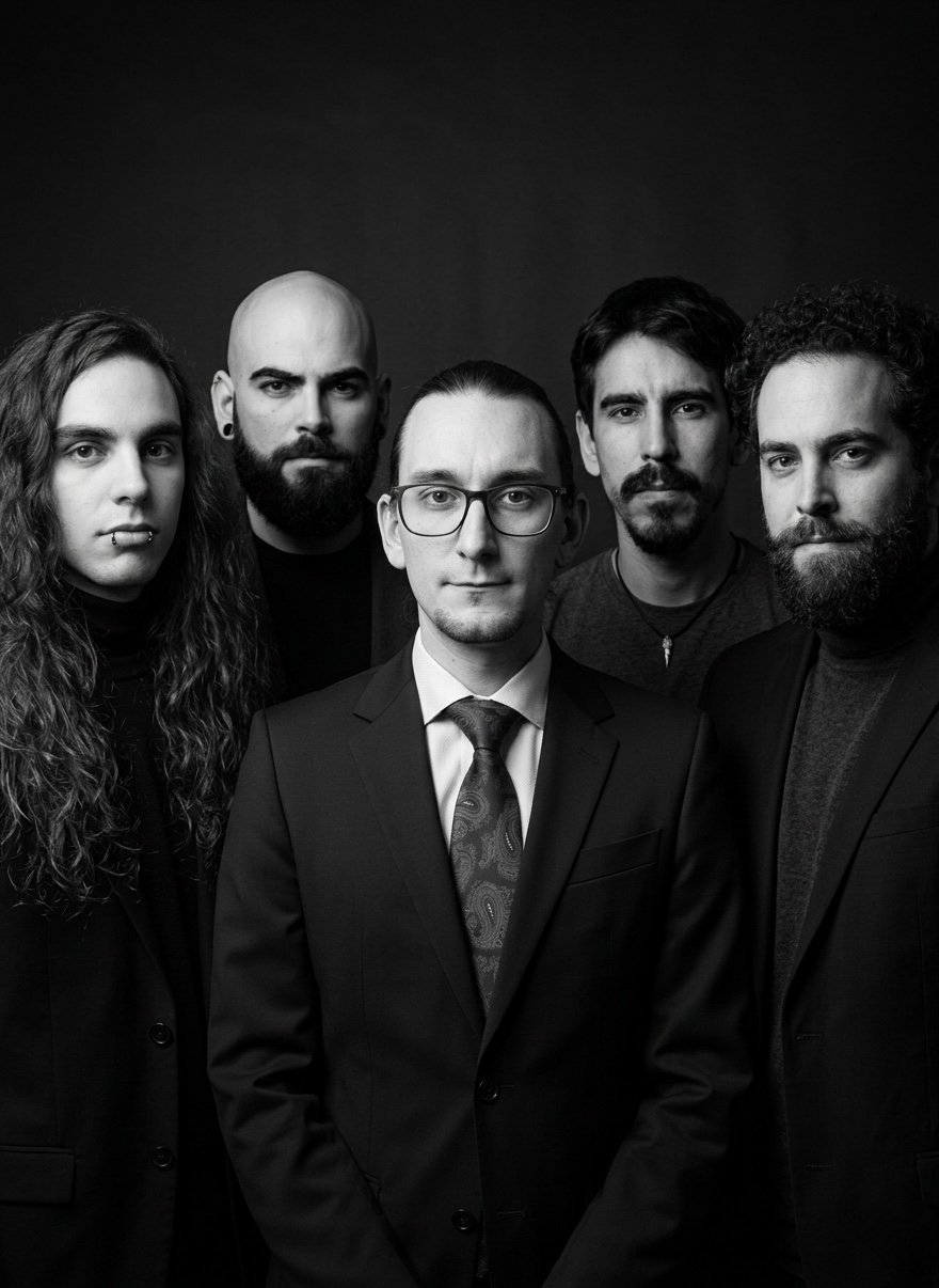 Foto grupal de Desanta, banda de metal progresivo de Alicante, España